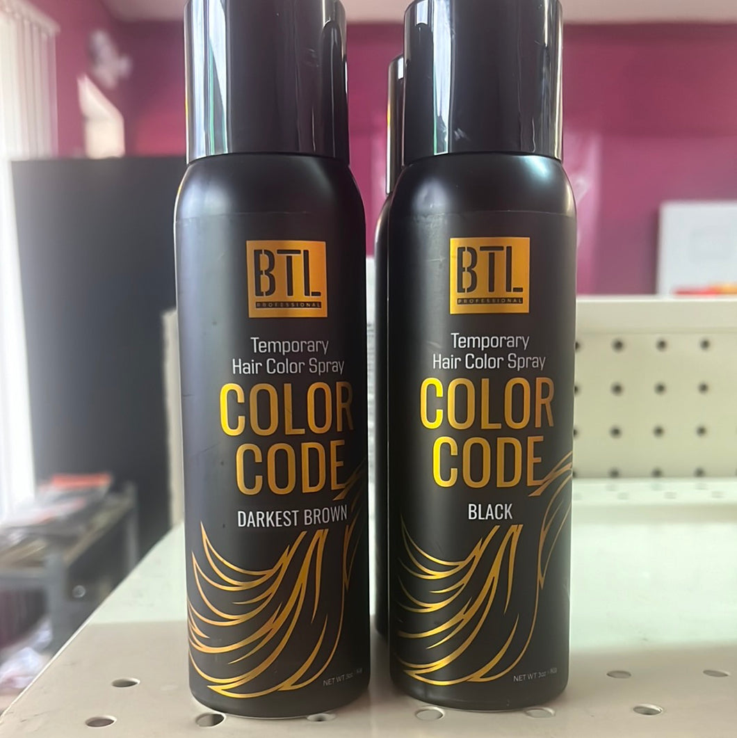 BTL Color Code Temporary Hair Color Spray