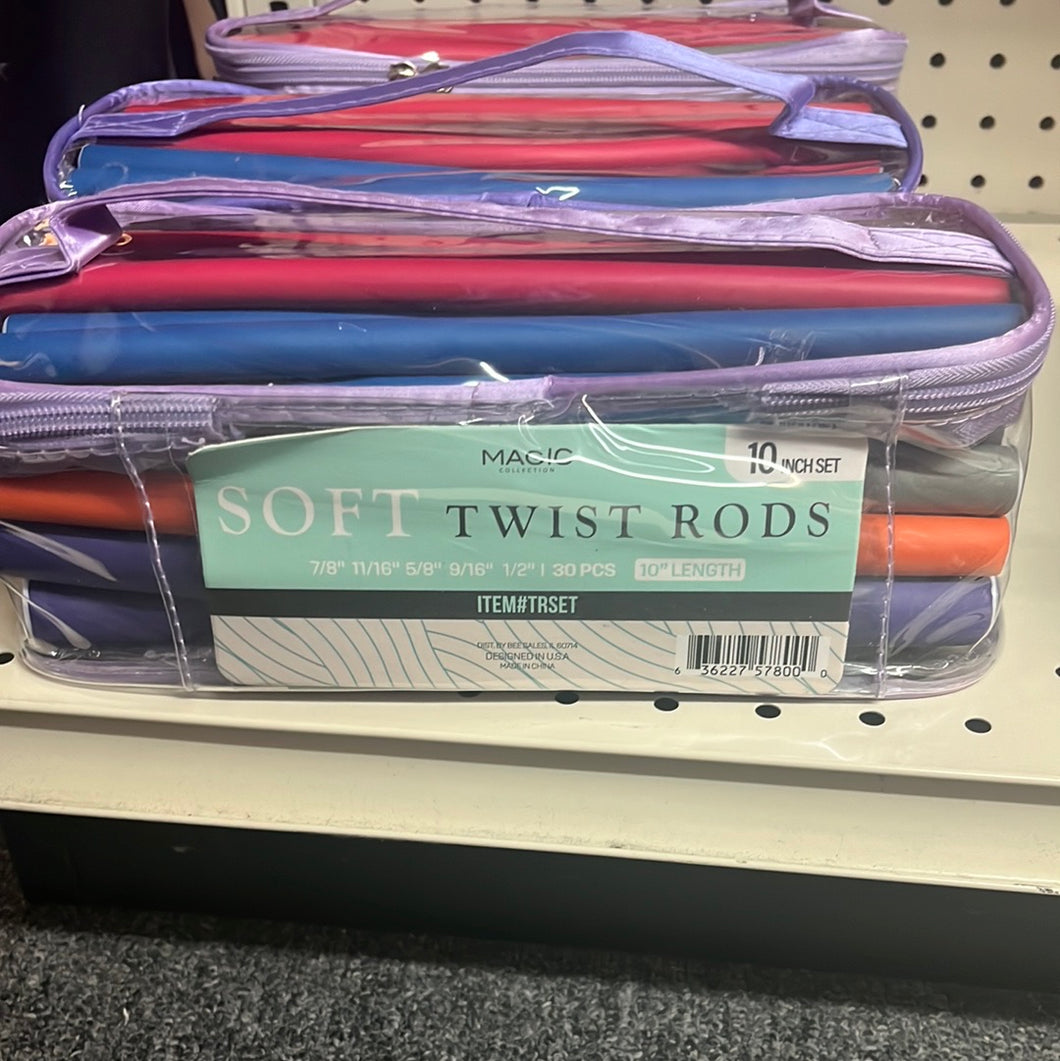 10” Twist Rods Set