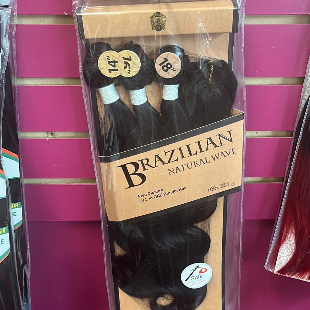 1 Pack Solution Brazilian Natural Wave