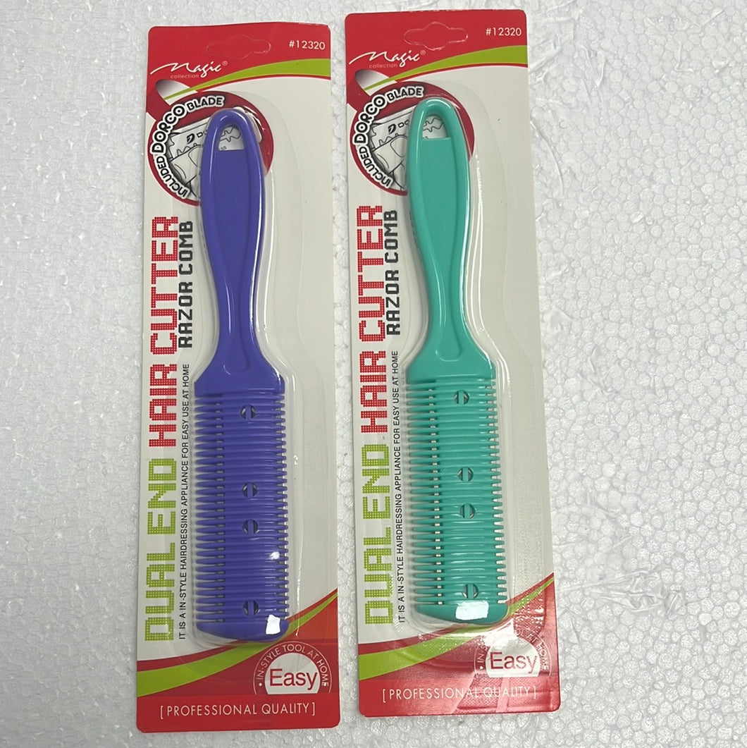 Dual End Hair Cutter Razor Comb